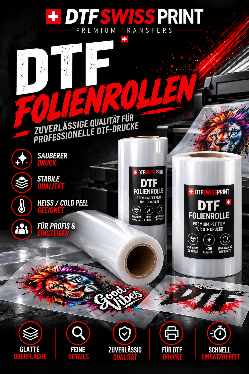 DTF-PET-Folie 60x1000cm