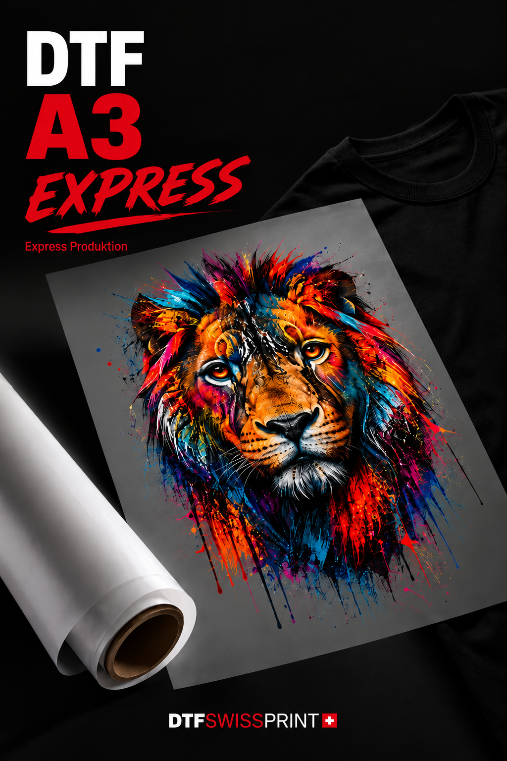 DTF Transfer Din A3 Express von dtfswissprint