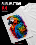 Bedruckter Sublimationstransfer A4 21 × 29,7 cm