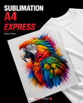 Bedruckter Sublimationstransfer Express A4 21 × 29,7 cm