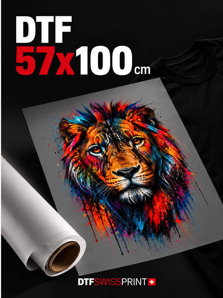 DTF Transfer Bogen 57 × 100 cm von dtfswissprint