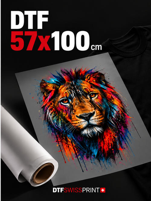DTF Transfer Bogen 57 × 100 cm von dtfswissprint