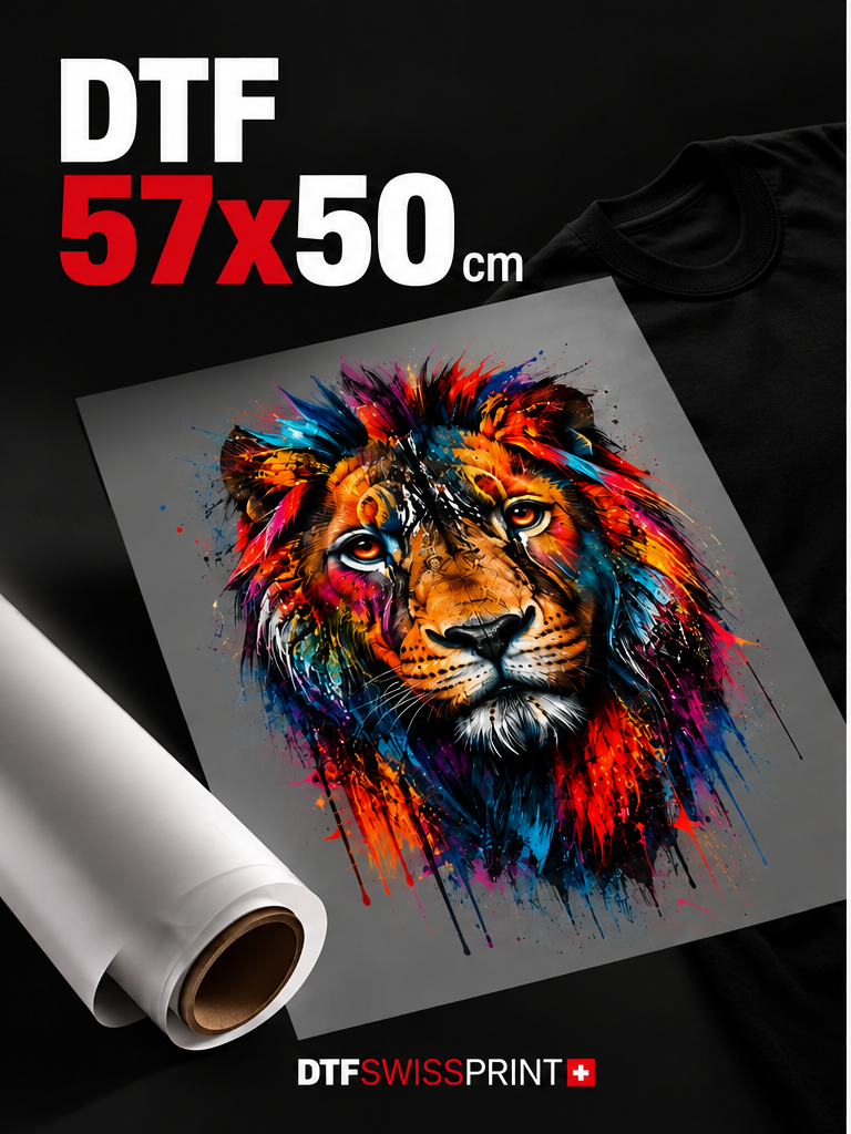 DTF Transfer Bogen 57 × 100 cm von dtfswissprint